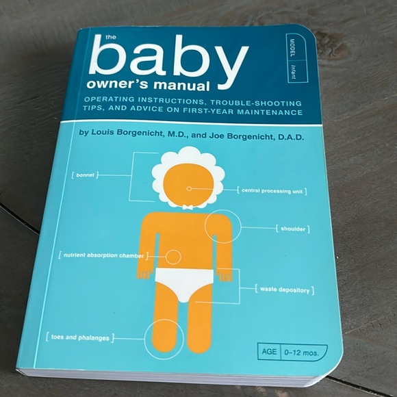 Baby owners manual by Louis Borgenicht MD and Joe Borgenicht DAD - Picture 1 of 2